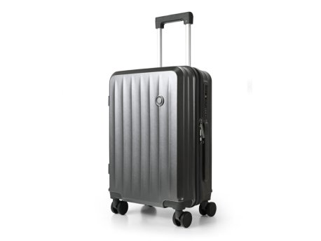 TRIPMATES Ručni kofer (kabinski) 55cm svetlosivi – sa USB punjačem, držačem za piće i dodatnom kukom