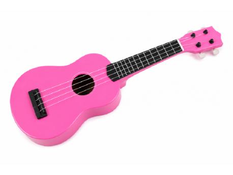 Eddy Toys Dečiji ukulele sa najlonskim žicama roze 40cm