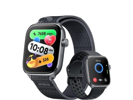 Mibro FIT BLACK PAMETNI SAT 1.75'', GPS, 2 NARUKVICE, Crni