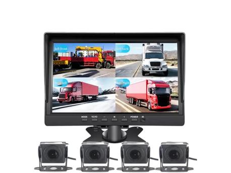 KETTZ Monitor za KamionBUS 10.1 AHD 1024*600 + 4 x AHD Rikverc Kamere MK-KT1012HD