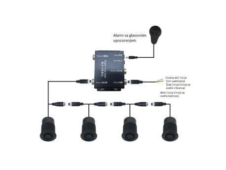 KETTZ Parking senzori 1224V Pištavac IP67 PS-KT317AHD