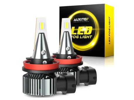 AUXITO H11 LED sijalice žute 3000K 6000lm CANBUS H8 H16 H8-I9-GY2