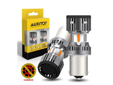 AUXITO 7057BAU15S žute LED sijalice sa CANBUS-om BAU15S-4KP8- JM-Y2-AUXITO-PQ