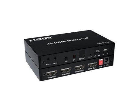KETTZ 4k 60hz HDMI Matrix 2x2 HM-K252