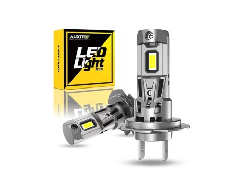 AUXITO LED H7 Auto sijalice 1:1 sa Turbo Hlađenjem 6500K DD-M5S-H7 Set 2 kom