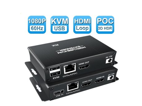 KETTZ KT-HDEX60M HDMI KVM USB Ekstender Cat5e67