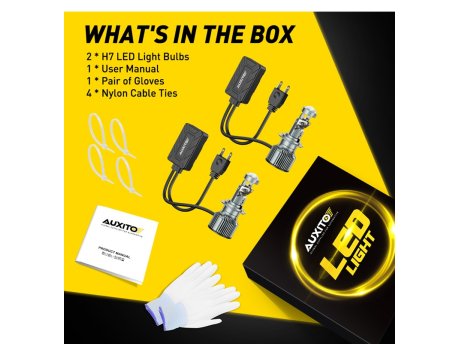 AUXITO LED sijalica sa projektorom H7 DD-Y19-H7-TJ – 6500K