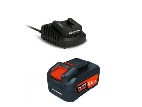 DAEWOO START PACK Li-4 Punjač + Baterija 4Ah 20V