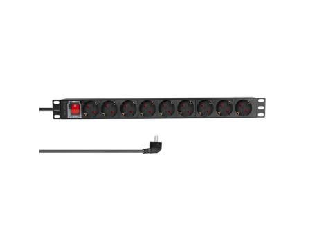 LOGILINK PDU 9 x šuko CEE 7/3, 2.0m, sa prekidačem