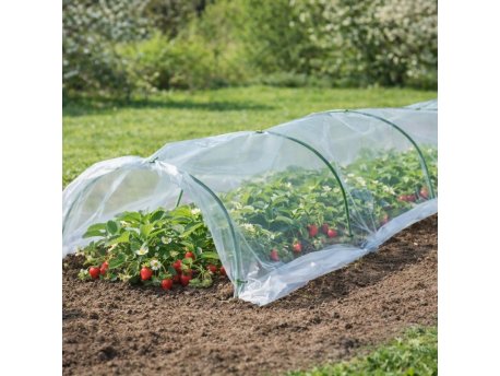 CHOMIK Sklopivi mini plastenik za baštu, folija 1,5 × 4 m.