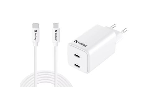 Sandberg 441-76 AC Charger USB-C PD65W EU 3M