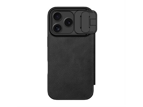 Nillkin Qin Pro futrola za iPhone 17 Pro / iPhone 18 Pro crna