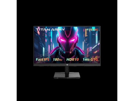 TITAN Monitor 24.5 P2510G 1920x1080/FHD IPS/1ms/180Hz/HDMi/DP/HDR10/Tilt