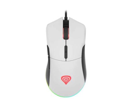 GENESIS Miš gaming Krypton 290 6400 DPI RGB beli