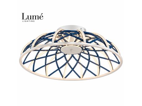 LUME Aurora 8 LED plafonjera bela/plava