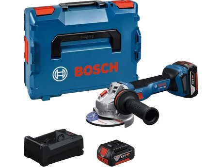 BOSCH PRO GWS 18V-11 S Akumulatorska ugaona brusilica u L-BOXX 136 sa dodatnom drškom, 06019N4005