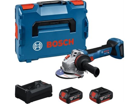 BOSCH PRO GWS 18V-11 Akumulatorska ugaona brusilica u L-BOXX 136 sa dodatnom drškom, 06019N4104