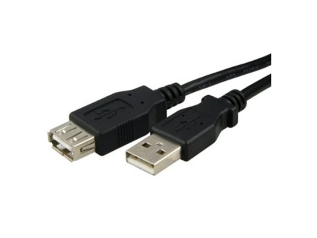 FAST ASIA Kabl USB A - USB A M/F (produžni) 1.8m crni