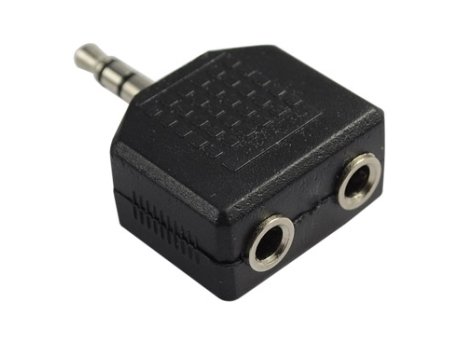 FAST ASIA Adapter audio 3.5mm - 2x3.5mm crni