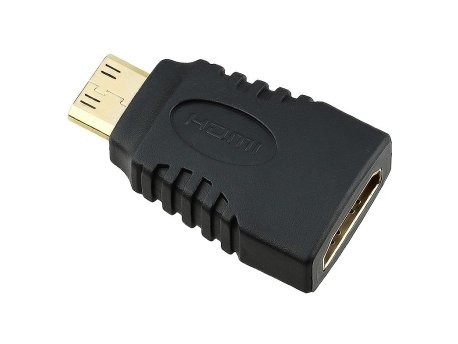 FAST ASIA Adapter Mini HDMI (M) - HDMI (F) crni