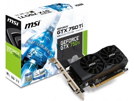 MSI NVidia GeForce GTX 750 Ti 2GB 128bit N750Ti-2GD5TLP
