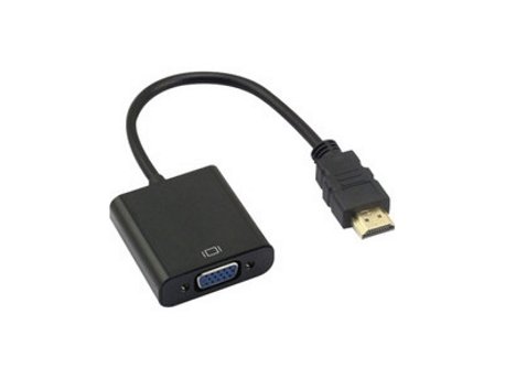 FAST ASIA Adapter - konvertor HDMI - VGA crni