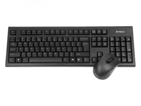 A4 TECH 7100N V-Track Wireless USB US tastatura + Wireless crni miš
