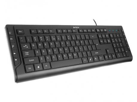 A4 TECH KD-600 X-Slim Multimedia USB US crna tastatura