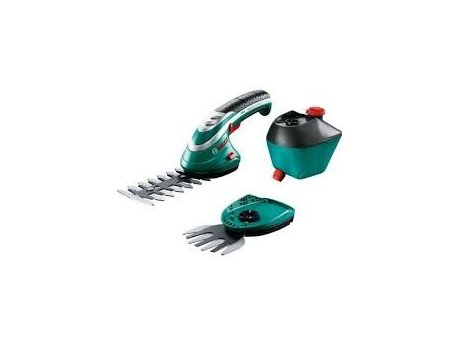 BOSCH bastenski alat BOSCH ISIO III, Akumulatorski trimer za travu i žbunje + prskalica