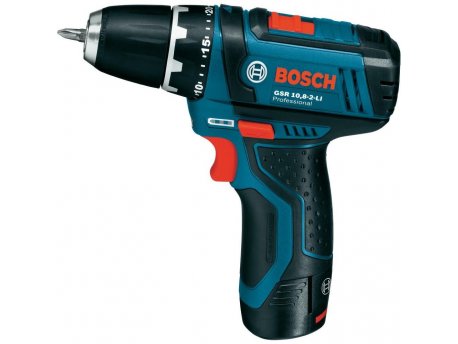 BOSCH plavi alat GSR 10,8-2-Li, Profesionalna akumulatorska bušilica šrafilica