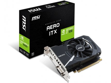 MSI NVidia GeForce GT 1030 2GB 64bit GT 1030 AERO ITX 2G OC