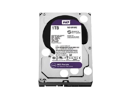 WESTERN DIGITAL 1TB 3.5 inch SATA III 64MB IntelliPower WD10PURZ Purple