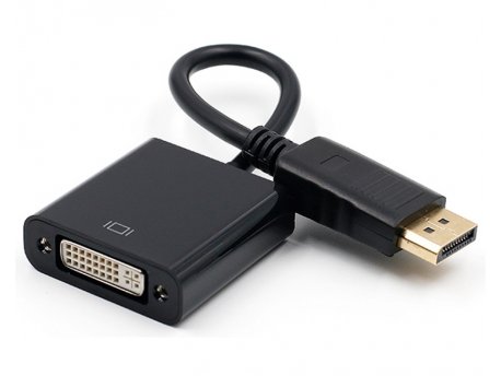 E-GREEN Adapter DisplayPort (M) - DVI (F) crni