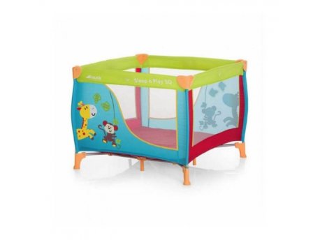 Hauck Prenosivi krevetac/ogradica SNP Square jungle