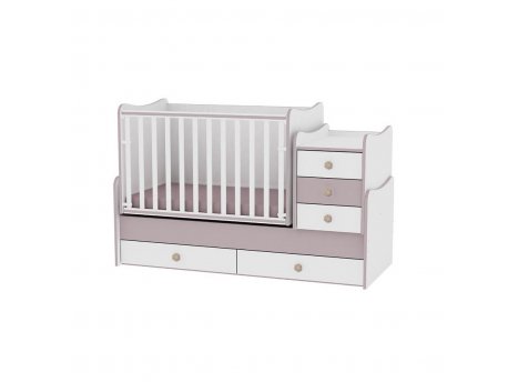 LORELLI BERTONI Drveni Krevetac Maxi Plus White-Cappuccino
