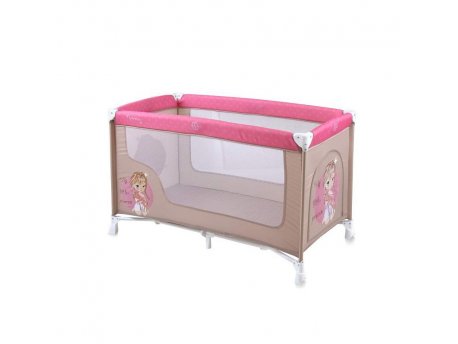 LORELLI BERTONI Prenosivi Krevetac Nanny 1 Nivo Beige & Rose Princess 2017