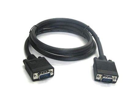 E-GREEN Kabl VGA D-sub M/M 15m crni