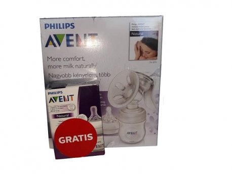 AVENT Pumpica za Izmazanje + Flašica Natural 60ml