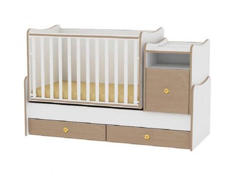 LORELLI BERTONI Drveni Krevetac Trend Plus White-Beech