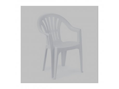 MWH DAS ORIGINAL KONA Bastenska stolica plasticna bela