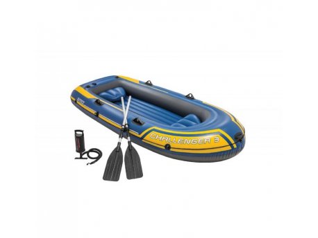 INTEX CHALLENGER 3 camac sa veslima i pumpom