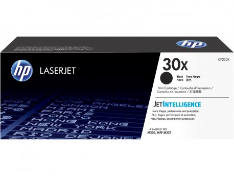HP 30X High Yield Black Original LaserJet Toner Cartridge (CF230X)