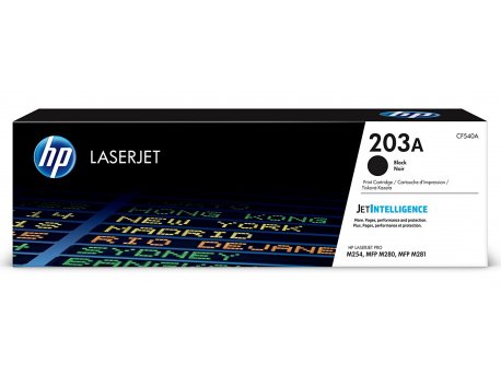 HP 203A Black Original LaserJet Toner Cartridge (CF540A)