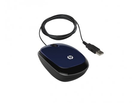 HP X1200 Sparkling Blue Wired Mouse (H6F00AA)