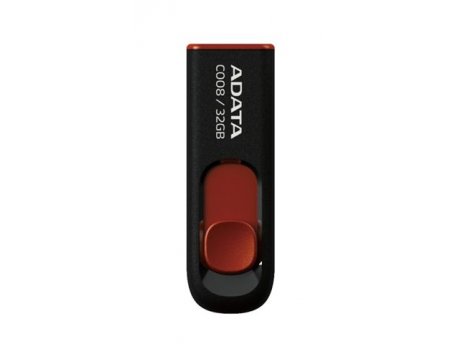 ADATA MEM UFD 32GB C008 Black AD (AC008-32G-RKD)