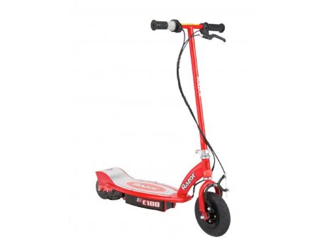 RAZOR Power Core E100 Electric Scooter - Red (Aluminum Deck)