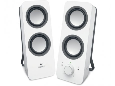 LOGITECH Z200 2.0 Multimedia beli zvučnici