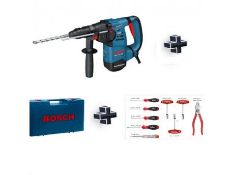 BOSCH plavi alat GBH 3-28 DFR + Kofer + Wiha 9-delni set alata