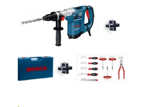BOSCH plavi alat GBH 4-32 DFR + Kofer + Wiha 9-delni set alata
