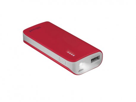 TRUST Primo PowerBank 4400 prenosivi punjac crveni (21226)